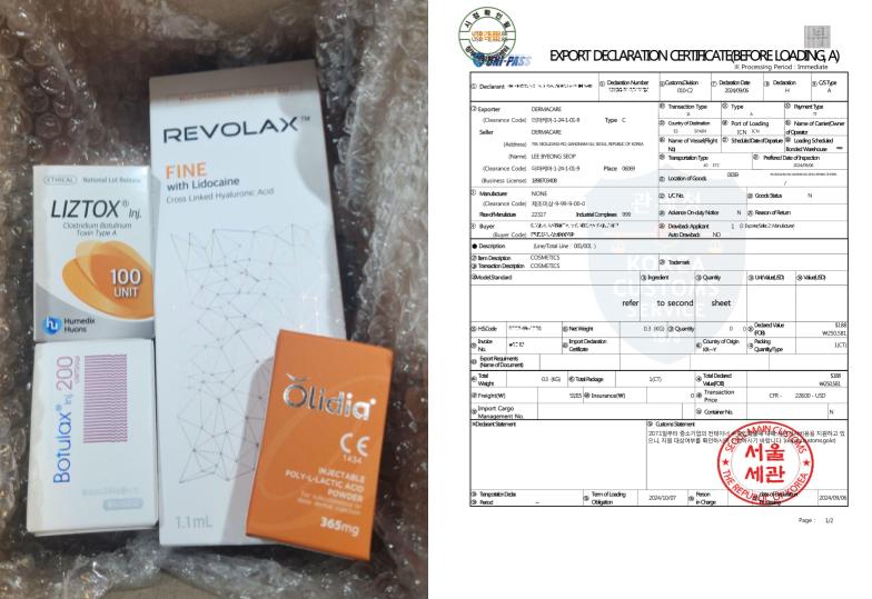 Liztox, Botulax, Olidia, Revolax